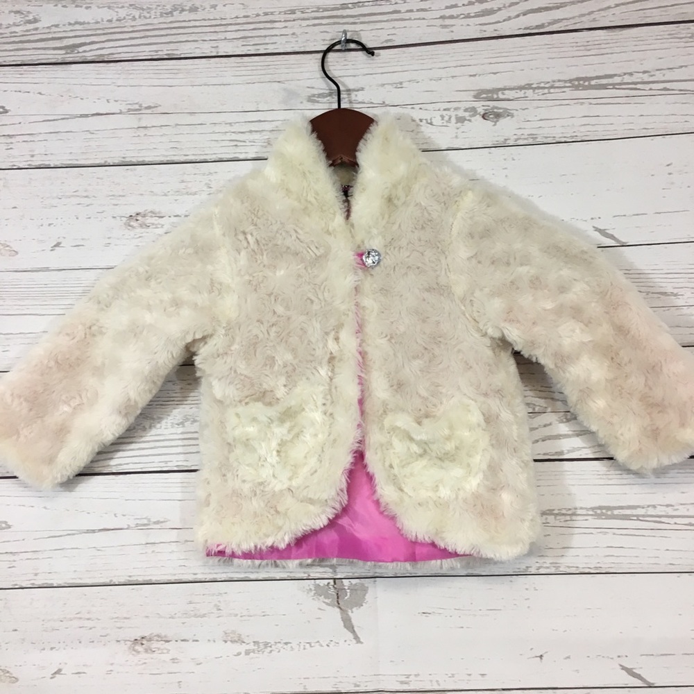 Faux Fur Light Jacket 12 Months